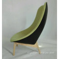 Uchiwa Lounge Chair en Ottoman